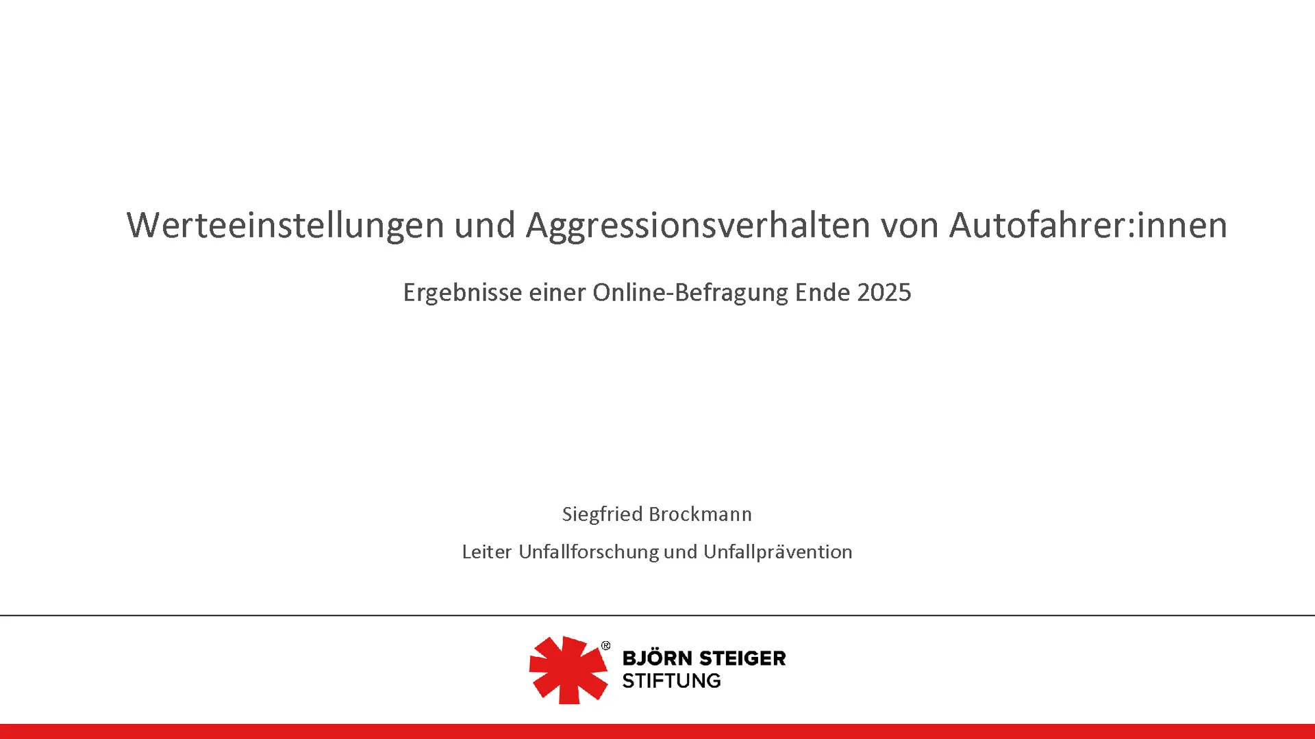 Werteeinstellungen und Aggressionsverhalten von Autofahrer:innen