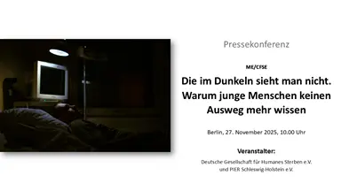 Die im Dunkeln sieht man nicht / Warum junge Menschen keinen Ausweg mehr wissen (ME/CFS)