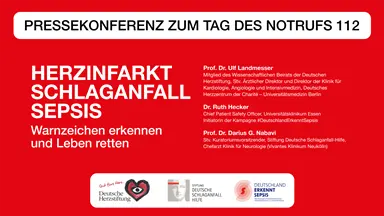 Herzinfarkt, Schlaganfall, Sepsis – Tag des Notrufs