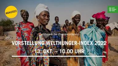 Vorstellung des Welthunger-Index 2022