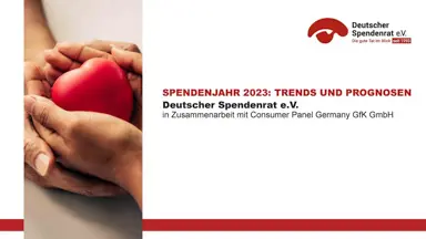 SPENDENJAHR 2023: TRENDS UND PROGNOSEN