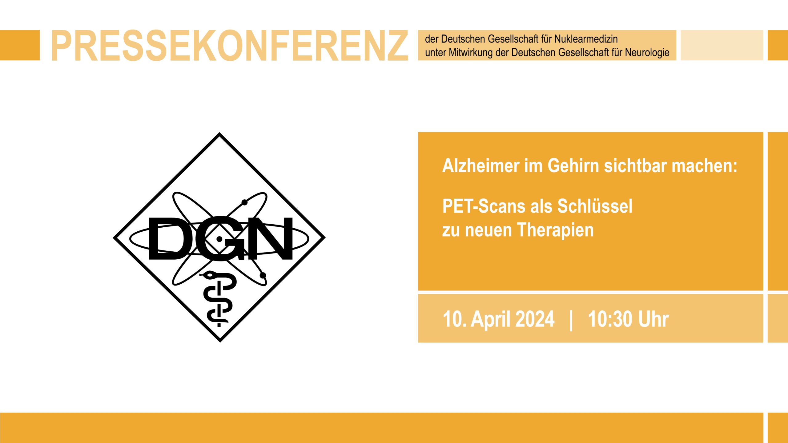 10.04.2024 | Pressekonferenz | Alzheimer im Gehirn sichtbar machen:PET-Scans als Schlüssel zu neuen Therapien