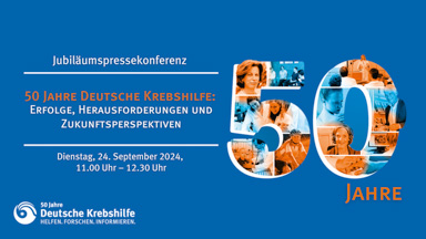 50 Jahre Deutsche Krebshilfe: Erfolge, Herausforderungen und Zukunftsperspektiven