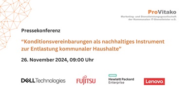 ProVitako e.G.: „Konditionsvereinbarungen als nachhaltiges Instrument zur Entlastung kommunaler Haushalte“