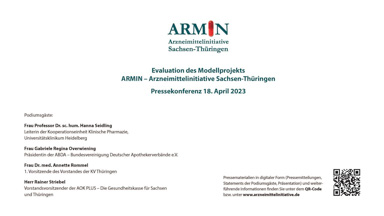 Evaluation des Modellprojekts ARMIN – Arzneimittelinitiative Sachsen-Thüringen