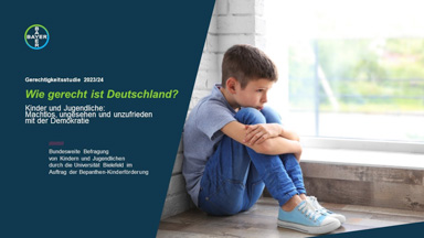 Gerechtigkeitsstudie 2023/24 – Wie gerecht ist Deutschland? Kinder und Jugendliche: Machtlos, ungesehen und unzufrieden mit der Demokratie Bundesweite Befragung von Kindern und Jugendlichen durch die Universität Bielefeld im Auftrag der Bepanthen-Kinderförderung