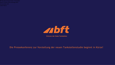 Bundesverband Freier Tankstellen und unabhängiger deutscher Mineralölhändler e.V. / Vorstellung der neuen Tankstellenstudie mit Daten, Fakten und News zur Branche